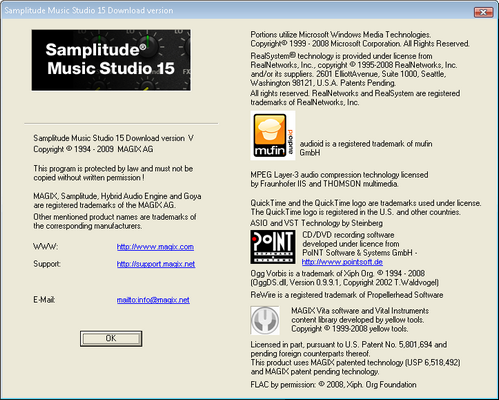 Magic Samplitude Music Studio 15 version V 