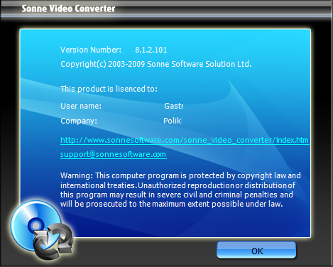 Sonne Video Converter 8.1.2.101