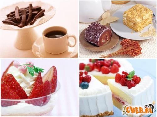 Wallpapers - Fruit and cakes