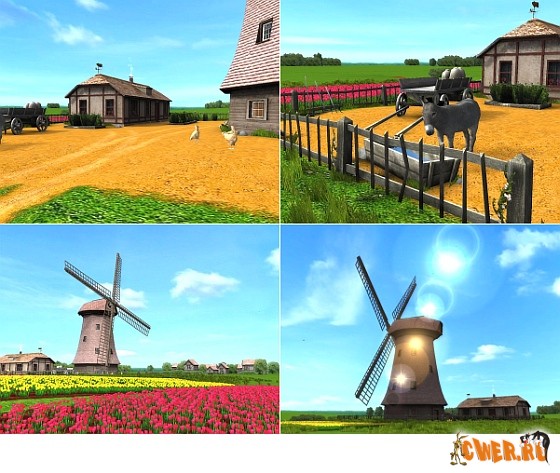 Windmill 3D Screensaver 1.0
