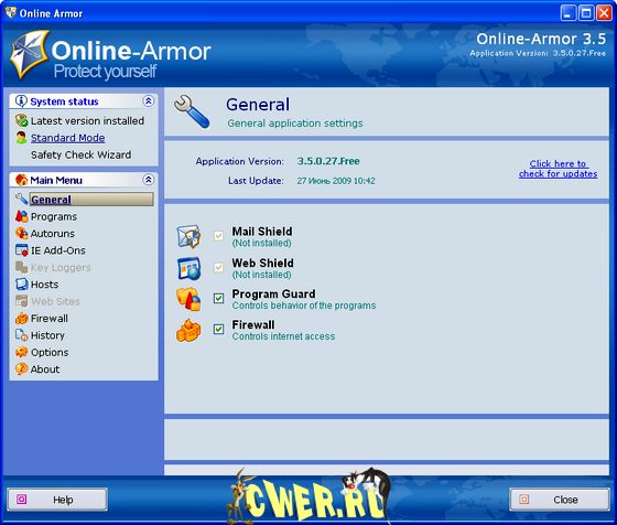 Online Armor Free 3.5.0.27