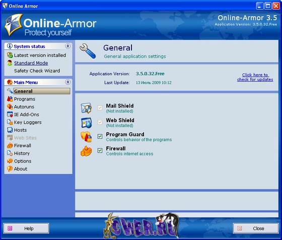 Online Armor Free 3.5.0.32