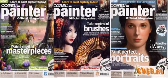 Corel Painter Official Magazine - выпуски 1-3