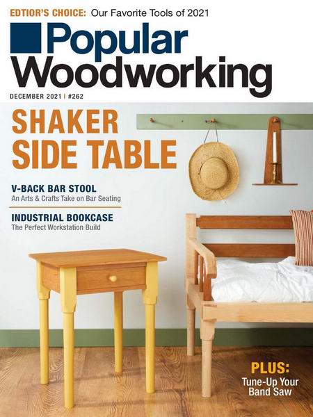 Popular Woodworking №262 December декабрь 2021
