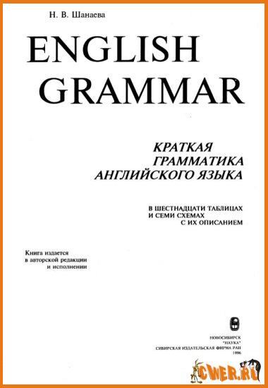 Краткая грамматика английского языка в таблицах и схемах