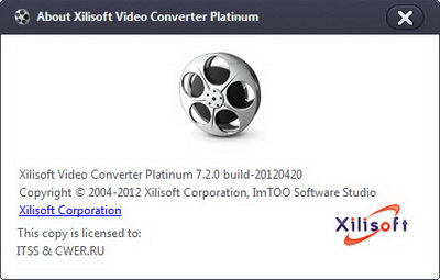 Xilisoft Video Converter Platinum 7.2.0.20120420