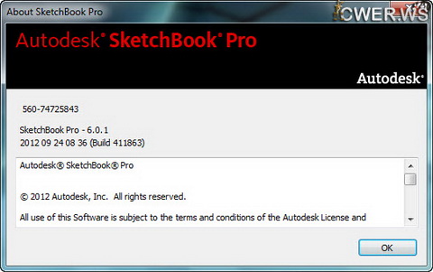 Sketchbook Pro 6.0.1