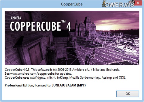CopperCube 4.0.3 Professional Edition