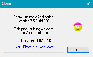 PhotoInstrument 7.5 Build 866