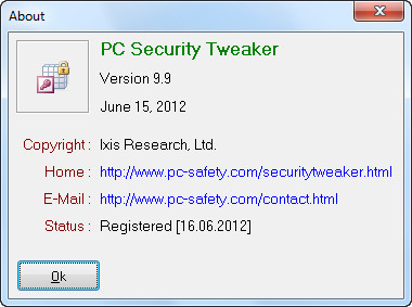 PC Security Tweaker