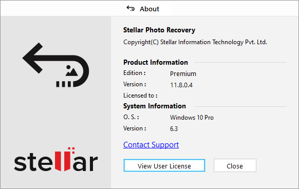 Stellar Photo Recovery