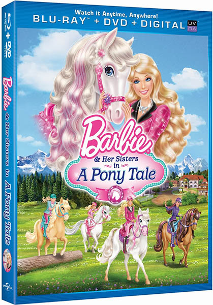 Барби и ее сестры в Сказке о пони / Barbie & Her Sisters in A Pony Tale (2013/HDRip)
