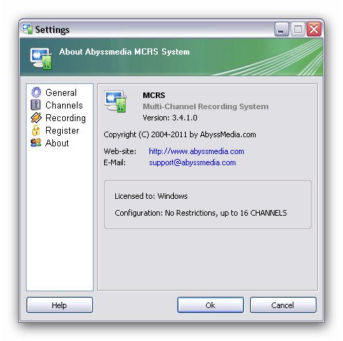 Abyssmedia MCRS System 3.4.1.0