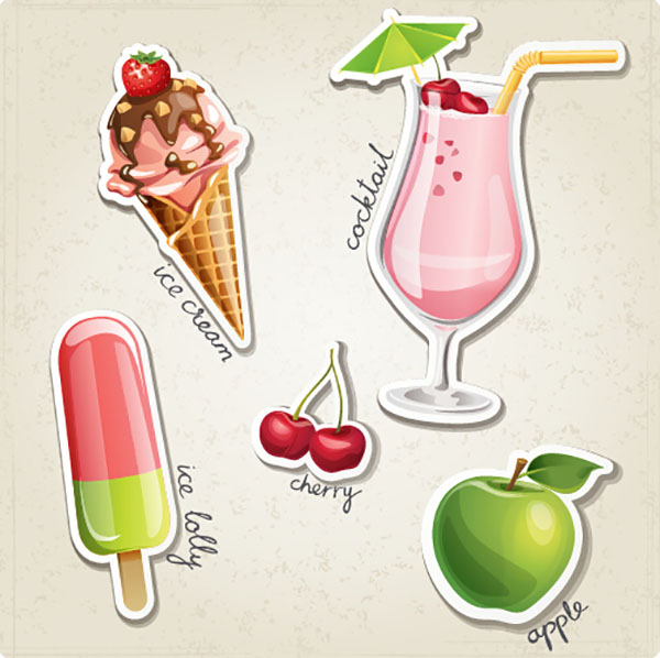 Ice cream and appetizing fruit (Cwer.ws)
