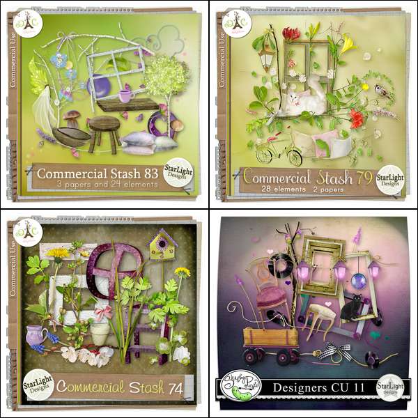 15 scrap kits by Starlight Designs (Cwer.ws)