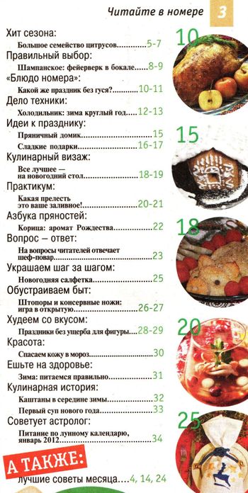 Кулинарные советы от «Нашей кухни» №10 (декабрь 2011 – январь 2012)