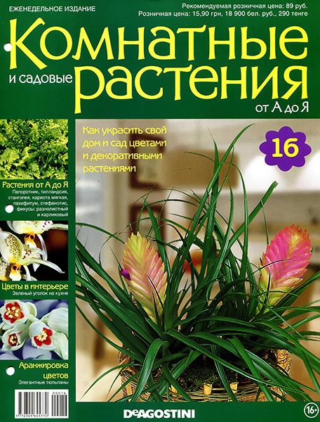 Комнатные и садовые растения от А до Я №16 2014