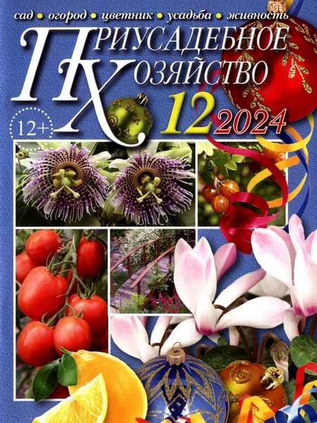 Приусадебное хозяйство №12 декабрь 2024 + приложения Цветы в саду и дома Дачная кухня