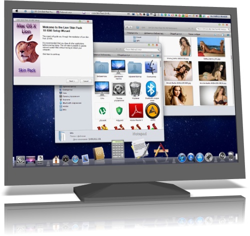 Mac Lion Skin Pack 10.0 for Windows 7