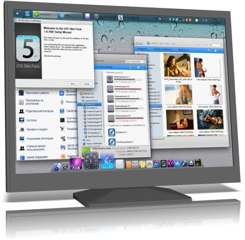 iOS Skin Pack 1.0 for Windows 7