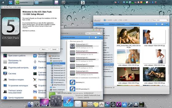 iOS Skin Pack 1.0 for Windows 7