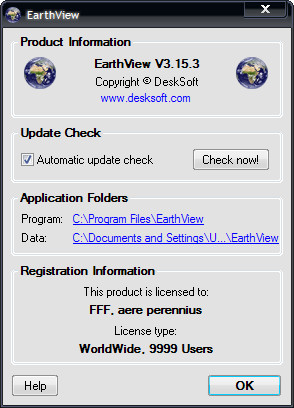 DeskSoft EarthView