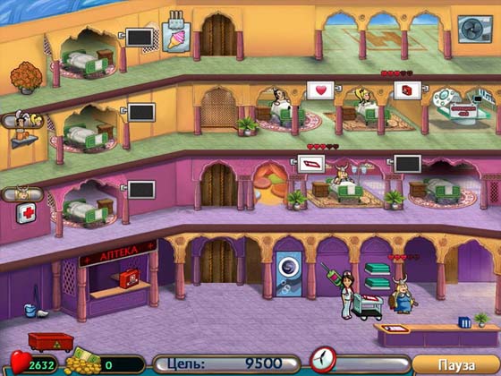 скриншот игры Переполох в клинике