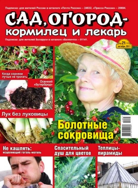 Сад, огород – кормилец и лекарь №21 (ноябрь 2011)