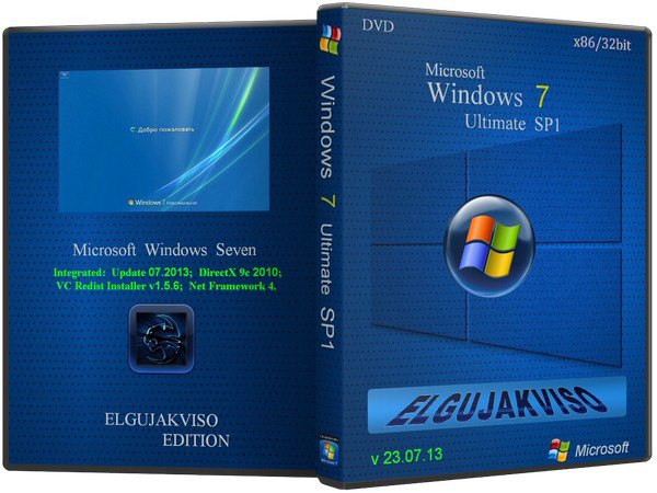 Windows 7 Ultimate SP1 Elgujakviso Edition v.23.07.13