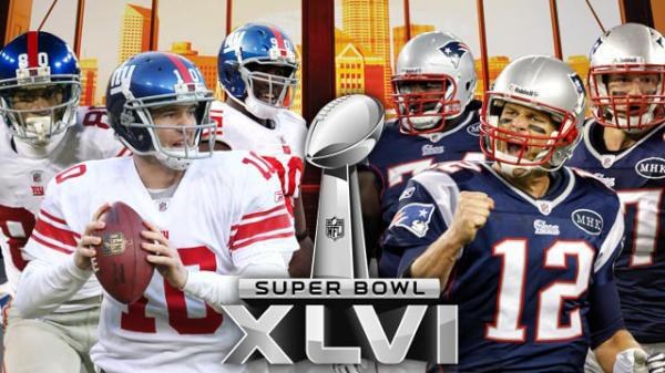 скачать Super Bowl XLVI: New York Giants vs New England Patriots. NFL 2011-2012 (05.02.2012)