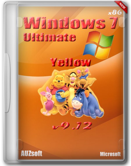 Windows 7 Ultimate AUZsoft Yellow v.9.12