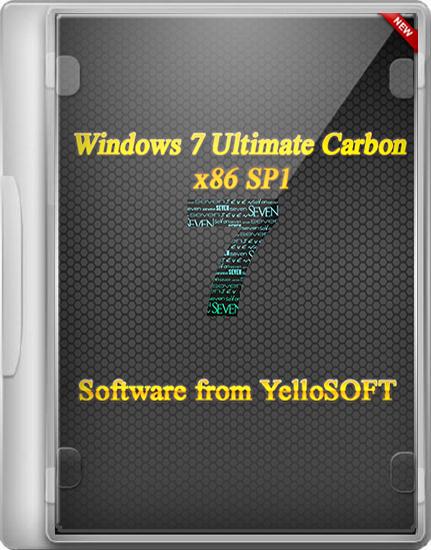 Windows 7 Ultimate SP1 Carbon by YelloSOFT