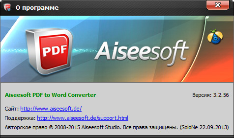 Aiseesoft PDF to Word Converter 3.2.56