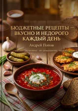 Андрей Попов. Бюджетные рецепты - вкусно и недорого каждый день