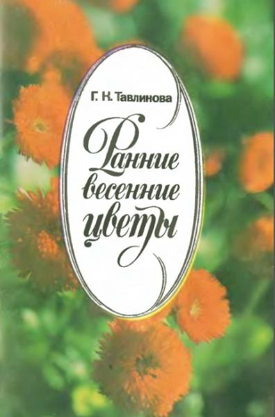 Г.К. Тавлинова. Ранние весенние цветы