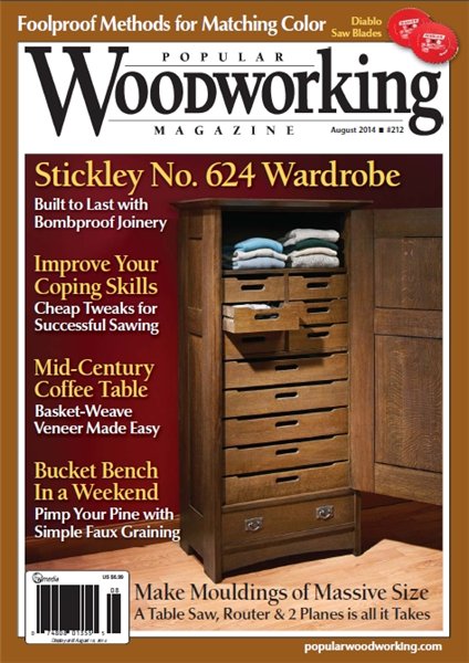 Popular Woodworking №212 (august 2014)
