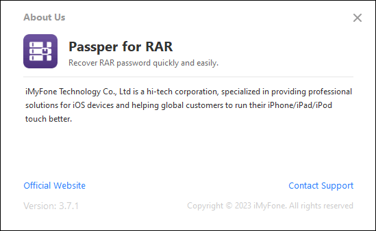 Passper for RAR 3.7.1.4 + Portable