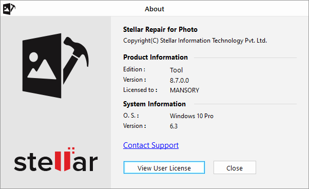 Portable Stellar Repair for Photo Toolkit 8.7.0.0