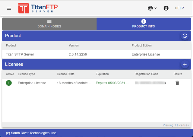 Titan SFTP Server Enterprise 2.0.14.2256