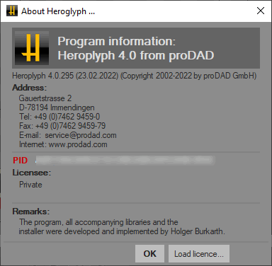 proDAD Heroglyph 4.0.295.3