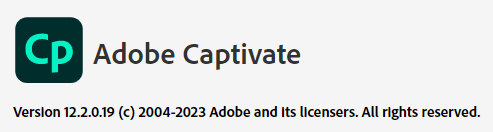 Adobe Captivate 12.2.0.19