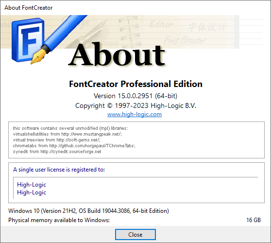 High-Logic FontCreator 15.0.0.2951 + Portable