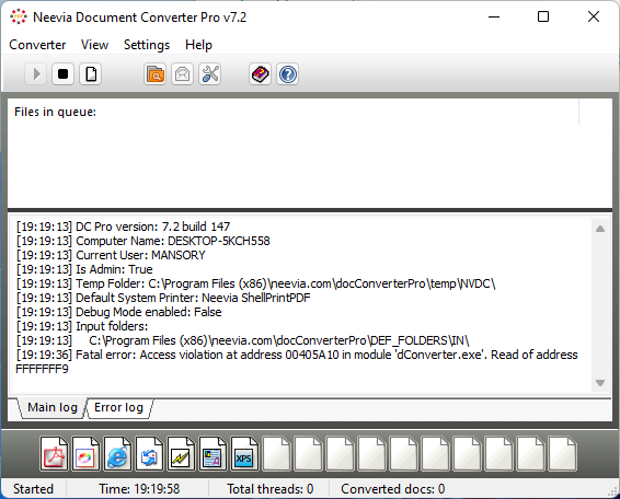Neevia Document Converter Pro 7.2