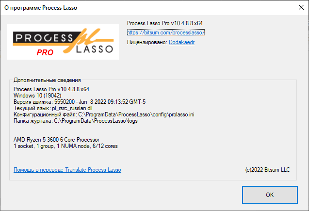 Bitsum Process Lasso Pro 10.4.8.8 Final