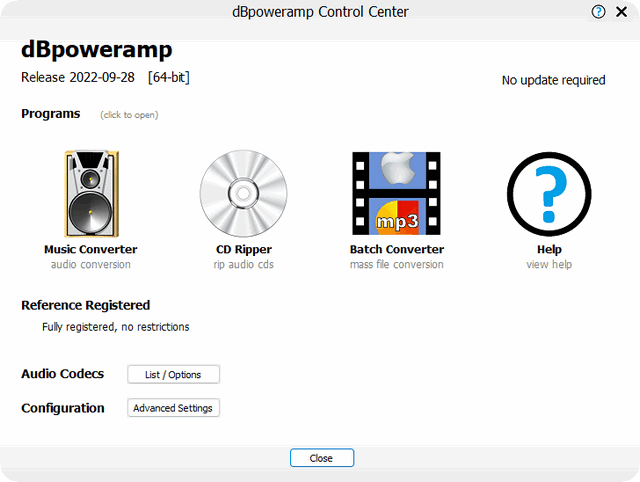 dBpoweramp Music Converter 2022.09.28 Reference