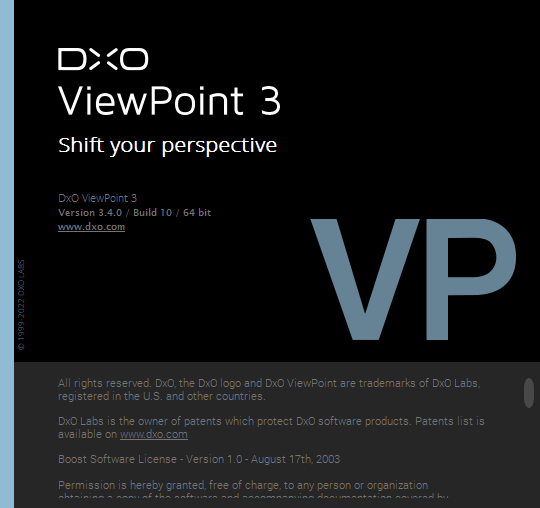 DxO ViewPoint 3.4.0 Build 10
