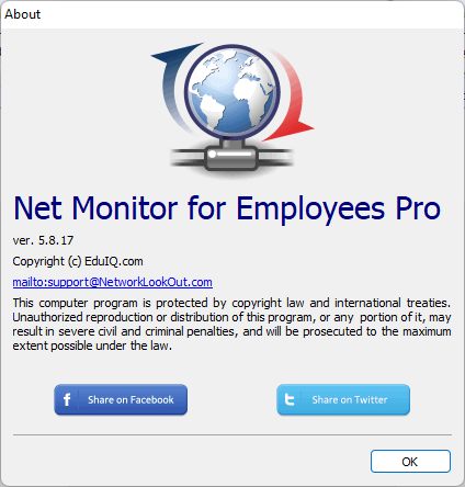 EduIQ Net Monitor for Employees Professional 5.8.17