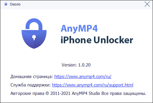 AnyMP4 iPhone Unlocker 1.0.20
