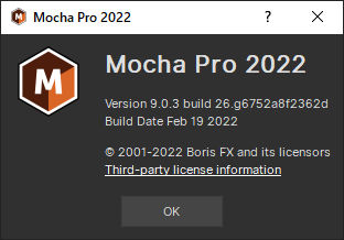 Boris FX Mocha Pro 2022 v9.0.3 Build 26