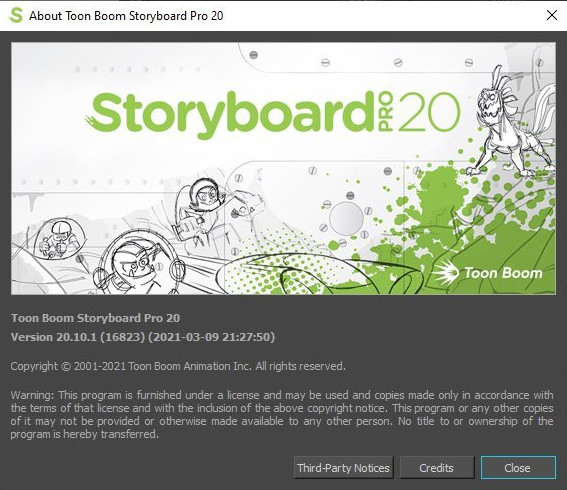 Toonboom Storyboard Pro 20.10.1 Build 16823